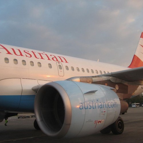 Flug mit Austrian Airlines