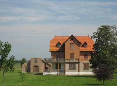 Ein gepflegter Gutshof