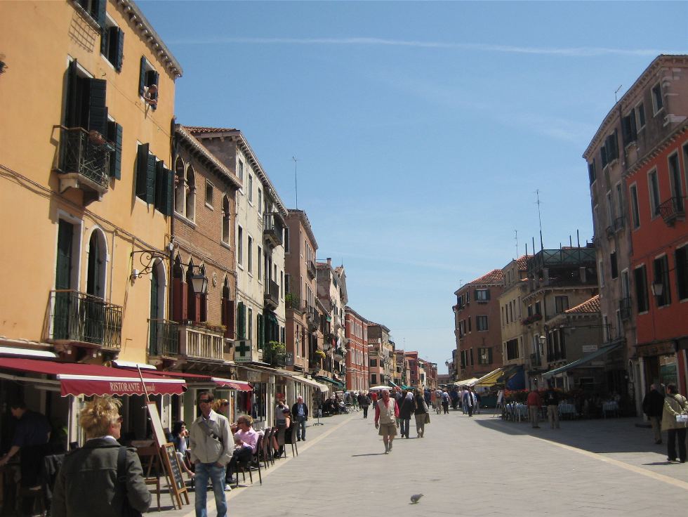 In der Via Giuseppe Garibaldi