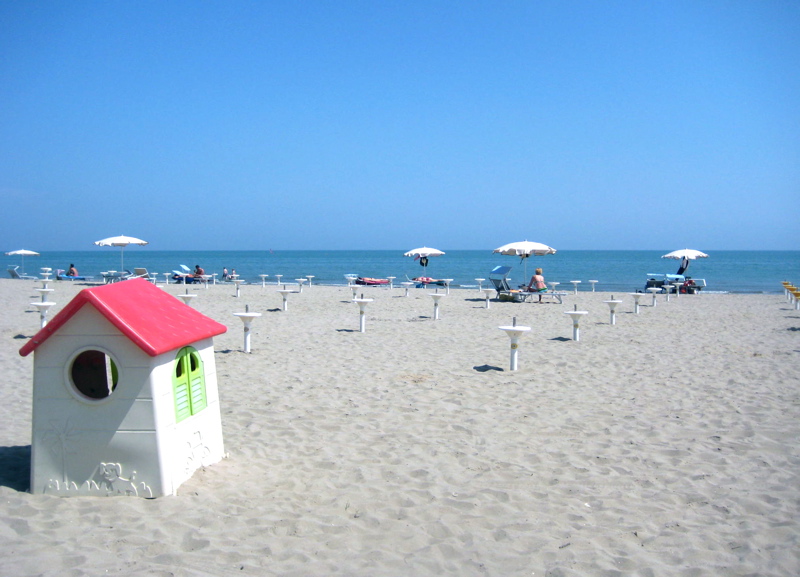 Unser Strand mitte Mai