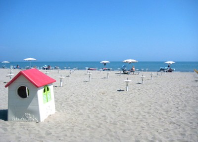 Unser Strand mitte Mai