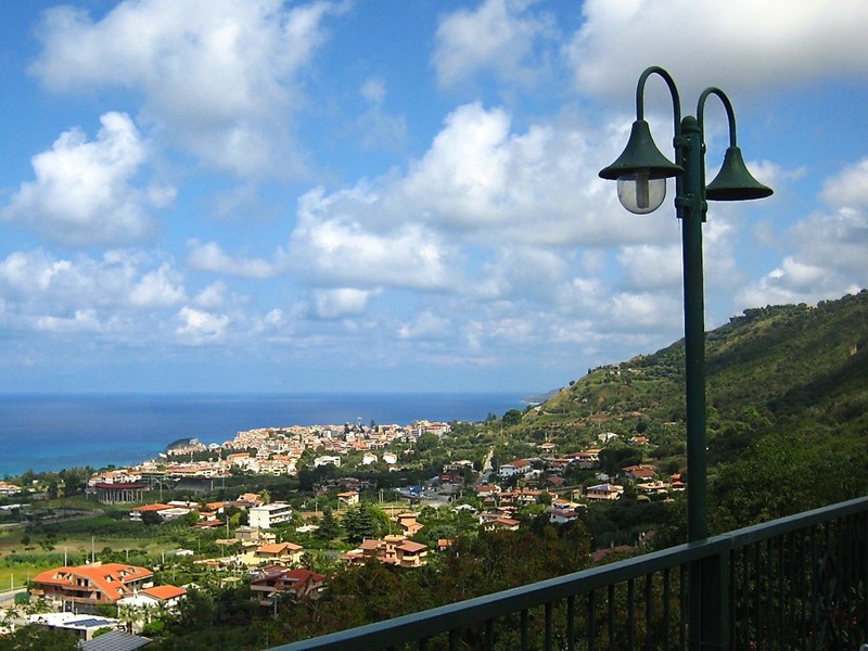 Blick von Hotel nach TROPEA