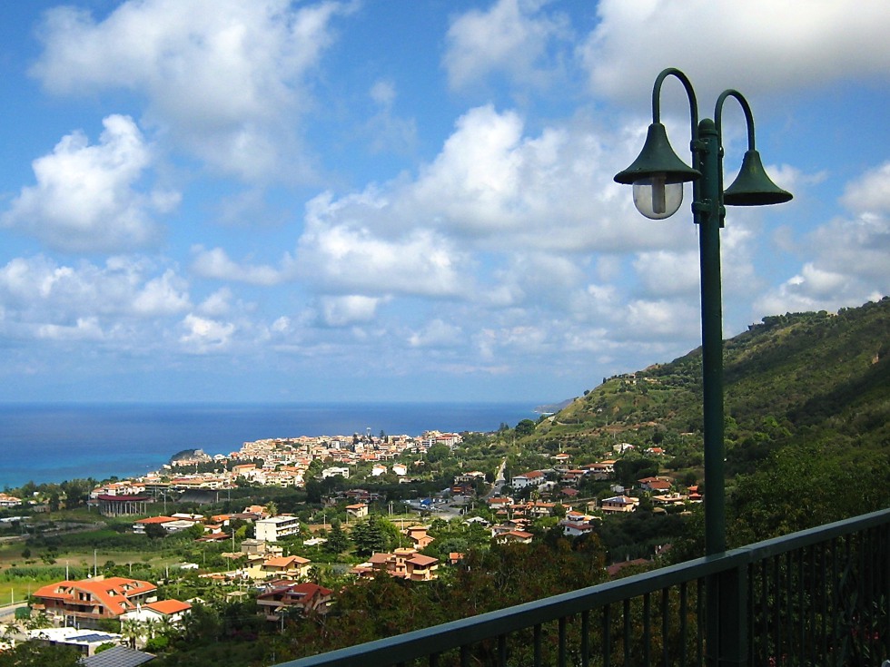 Blick von Hotel nach TROPEA