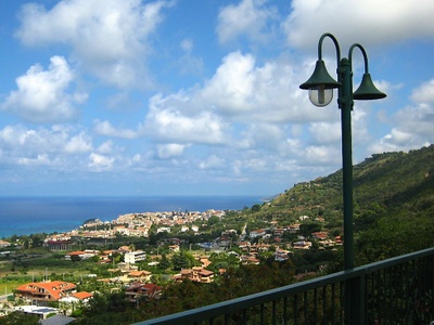 Blick von Hotel nach TROPEA